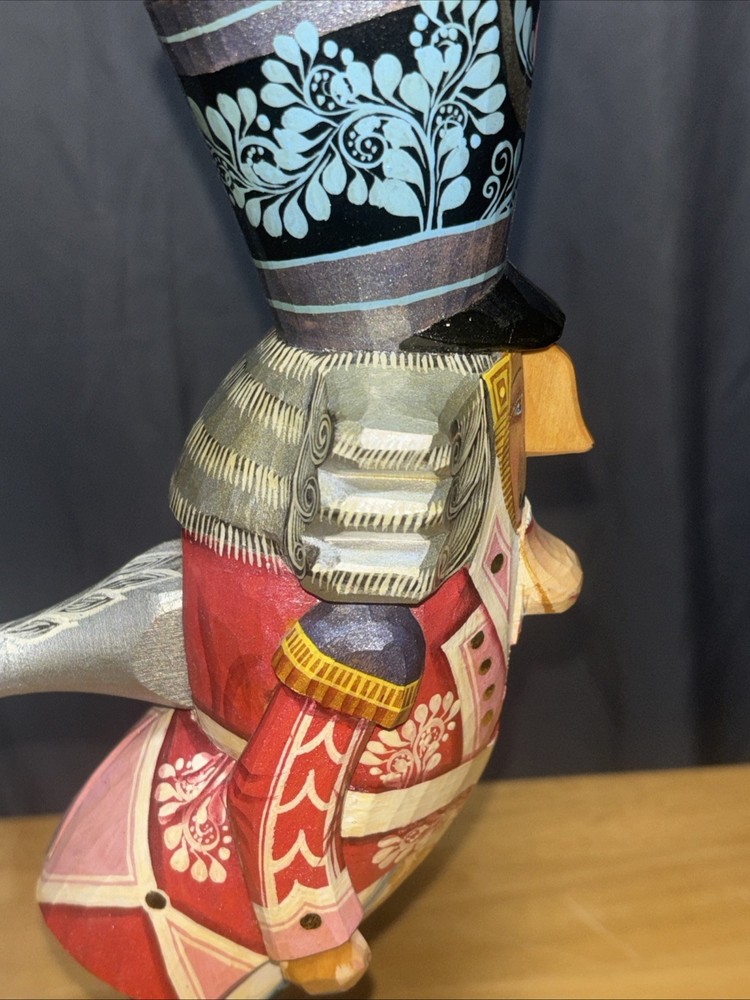 G. DeBrekht Masterpiece Collection Hand Carved Painted Nutcracker Signed Number