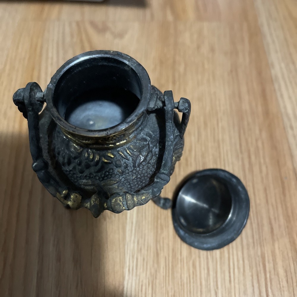 Antique Orientalist Brass Incense Burner