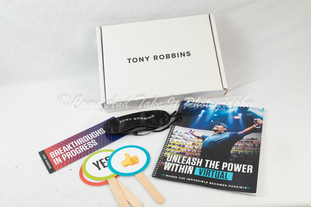 Tony Robbins Unleash the Power Within Virtual Box Set – Workbook, Accessories &