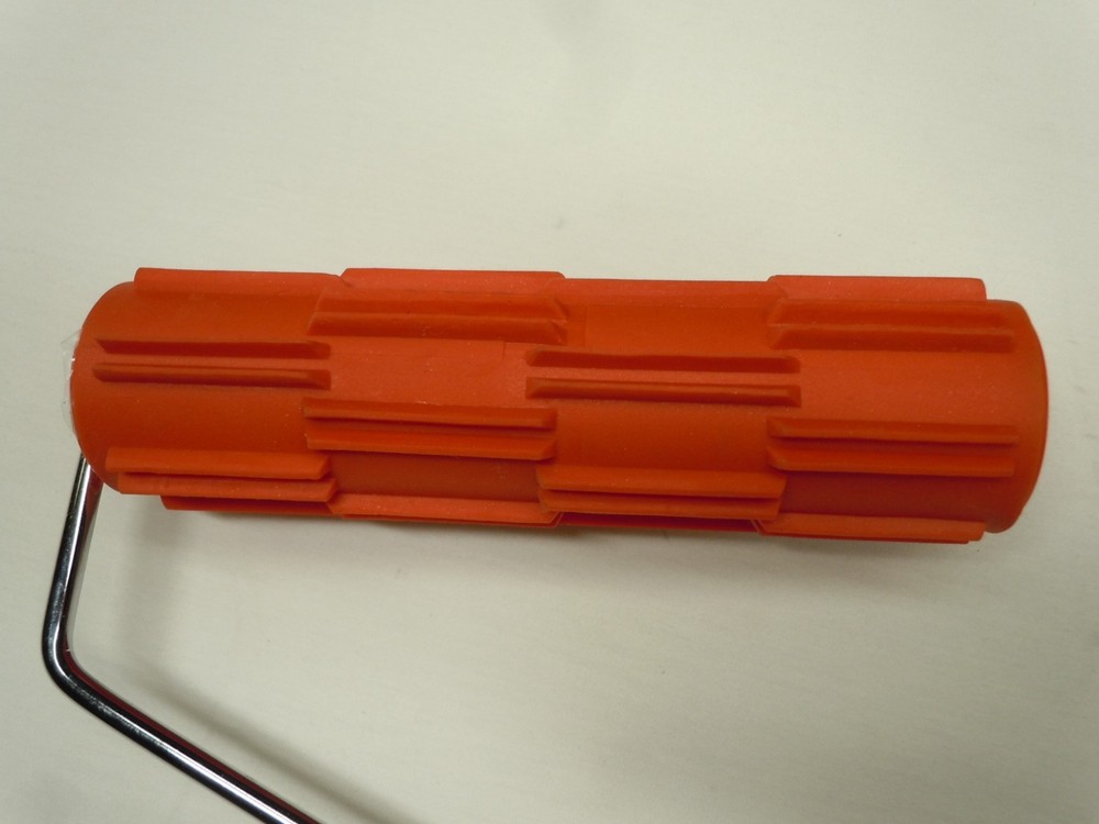 3 Patterned 7" Paint Roller Decorative Embossed Texture Wall Tool Lot