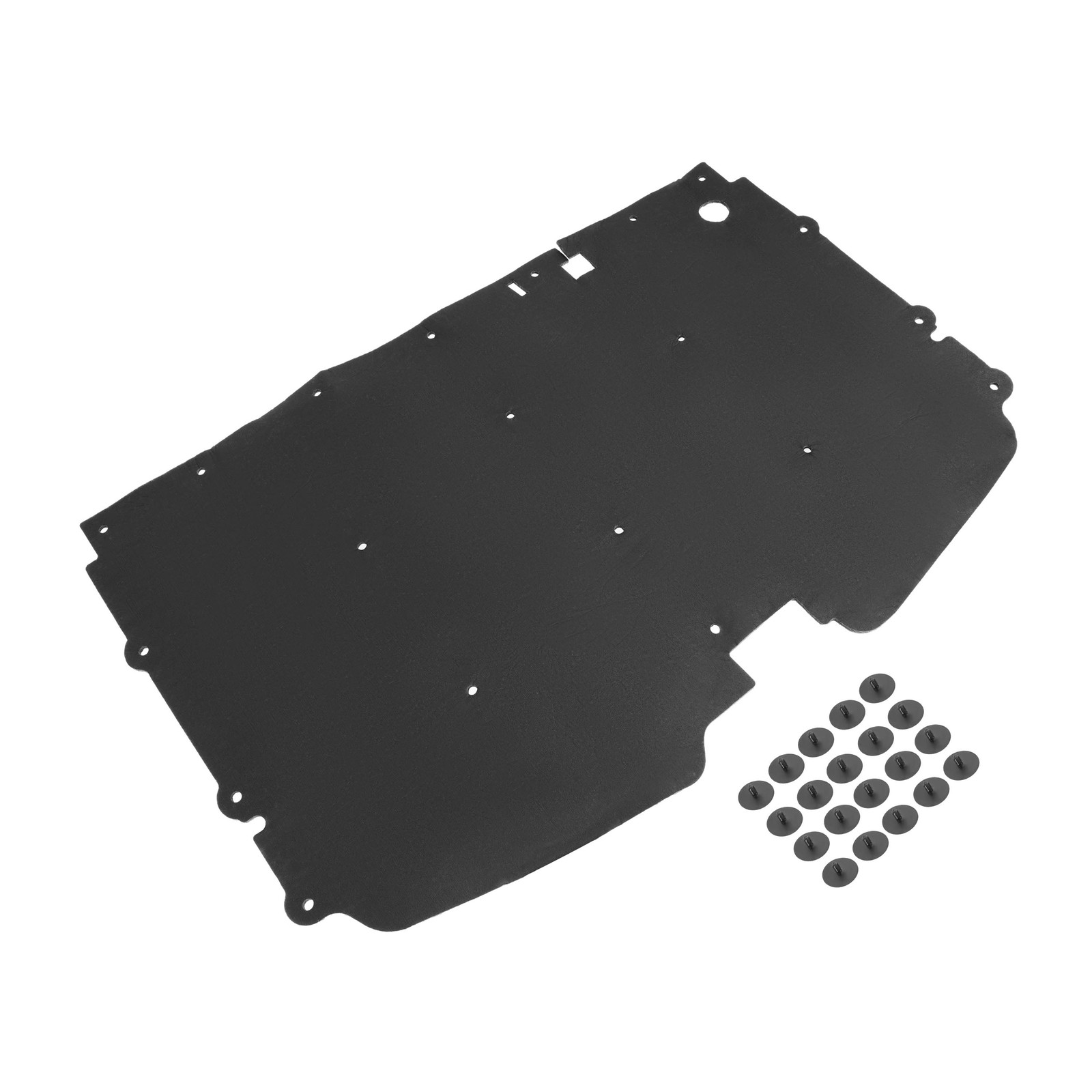 For 1988-98 Chevy GMC Truck Hood Insulation Pad 1/2" W/ Clips C1500 C2500 C3500