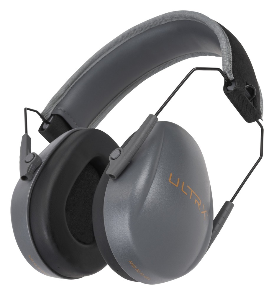 ULTRX™ Slim Profile Passive Earmuff, Gray