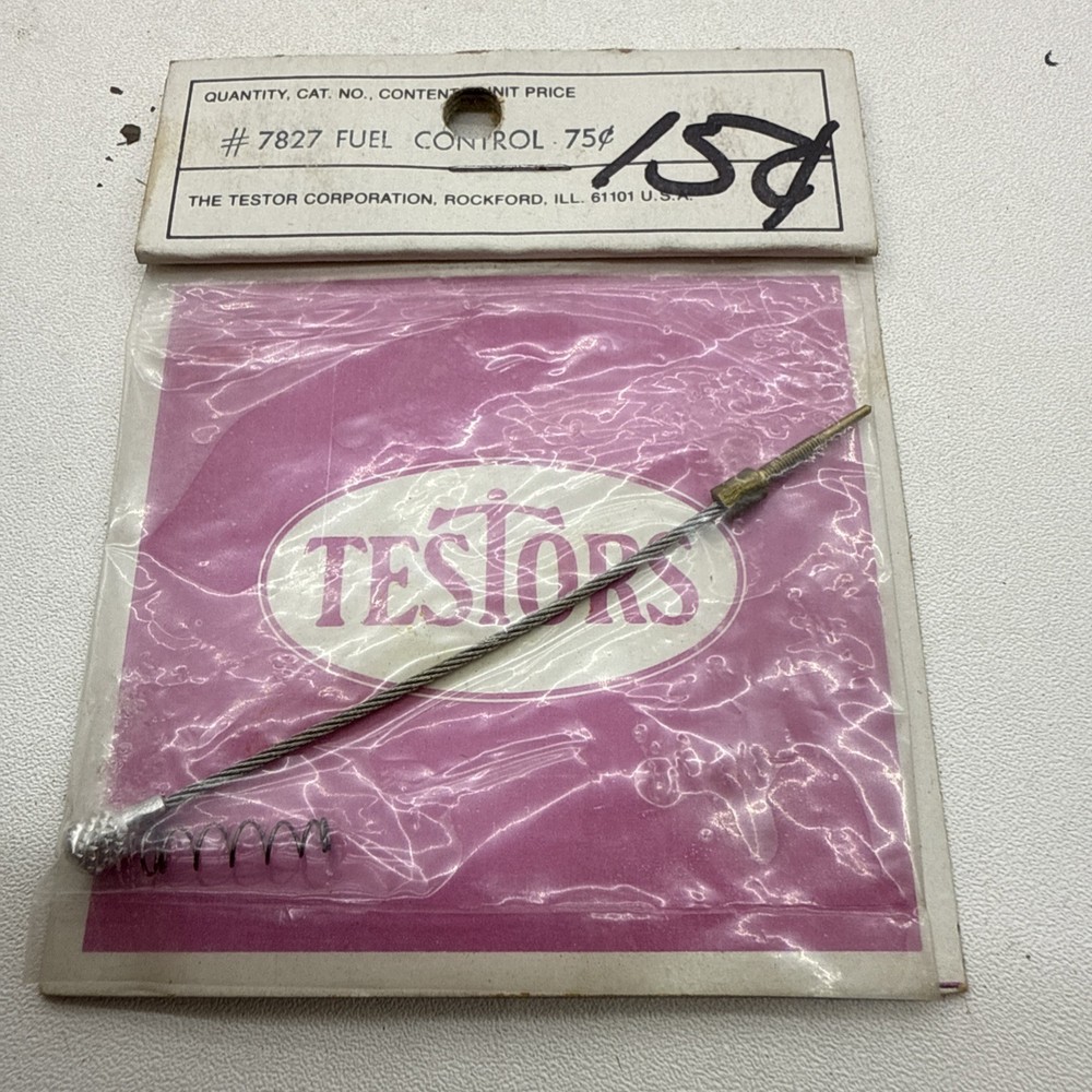 Testors RC Plane Original Replacement Part #7827 Needle Valve & Spring B149