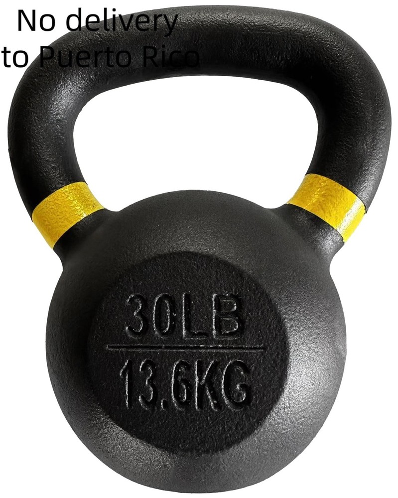 Cast Iron Kettlebell, Single, 30 lbs