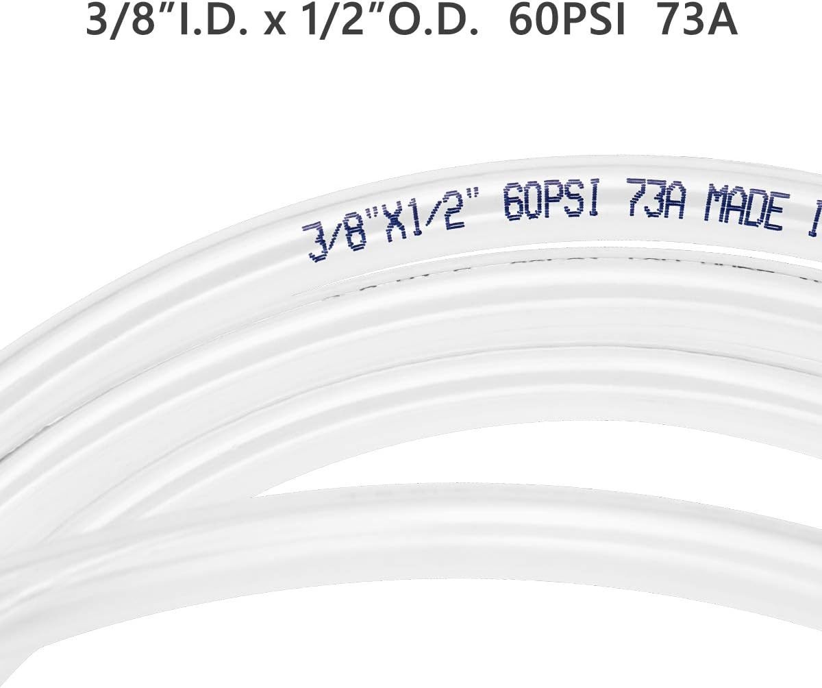 100ft Clear Vinyl Tubing, Flexible Plastic Hose