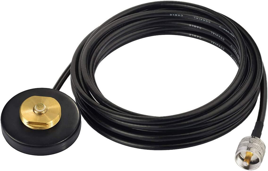 Ham Radio Antenna Dual Band VHF UHF 136-174MHz 400-470MHz NMO Mount PL259 Male