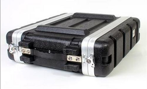 Rack Case 2U Space Medium 12 Inch Deep Shell Light Weight, DJ, Ecnomical, Screws