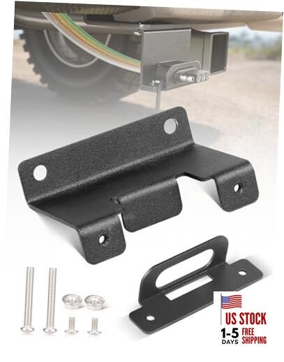 Vehicle-Side 4 Way Flat Trailer Wiring Harness Mounting Bracket, Rust-Proof