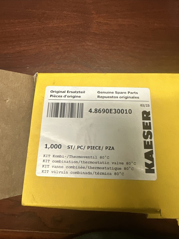4.8690E30010 Kaeser Compressor Combo Thermal Valve Kit