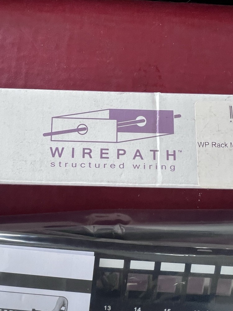 wirepath rack mount wp bpp 24 New 24 Port Patch Panel Ethernet