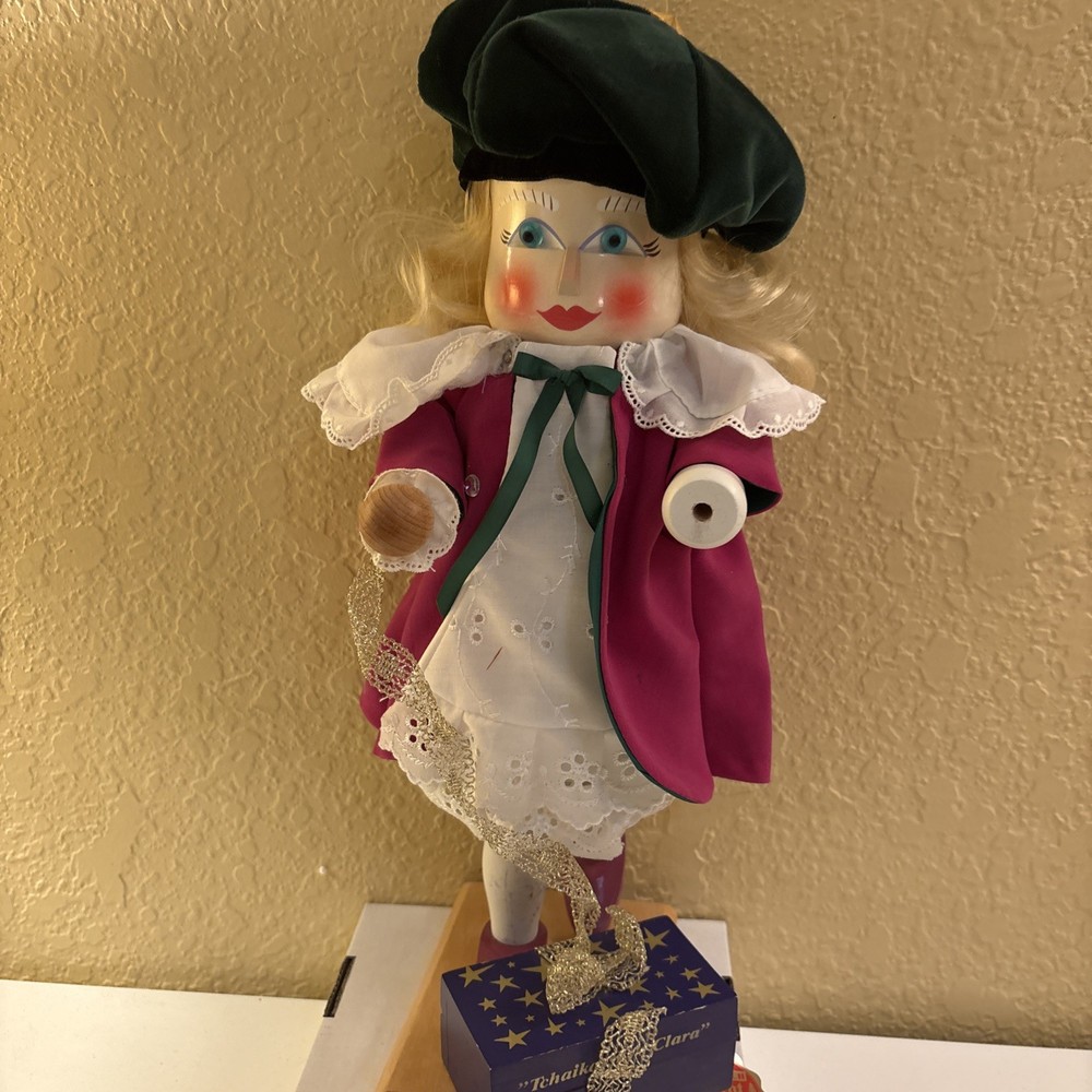 Steinbach 17" Tchaikovsky's Nutcracker Clara 1997 Germany Left Hand Missing READ