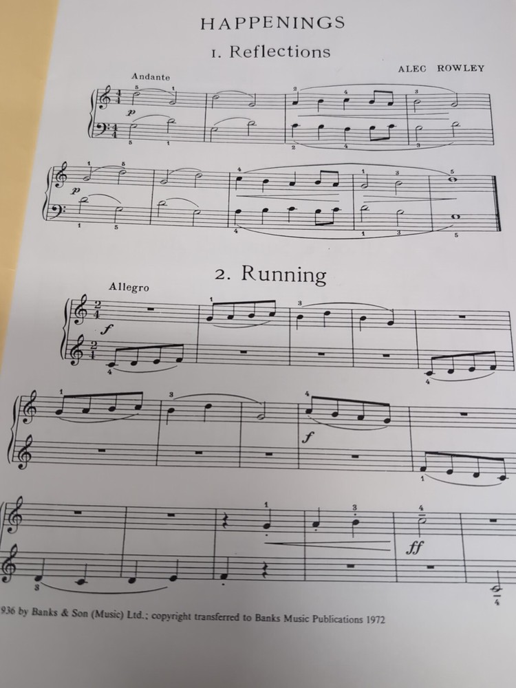 Happenings For Piano