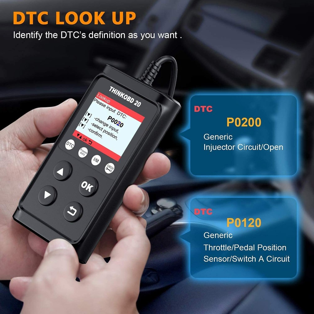 ThinkOBD OBD2 Scanner Check Engine Code Reader Universal Diagnostic Scan Tool