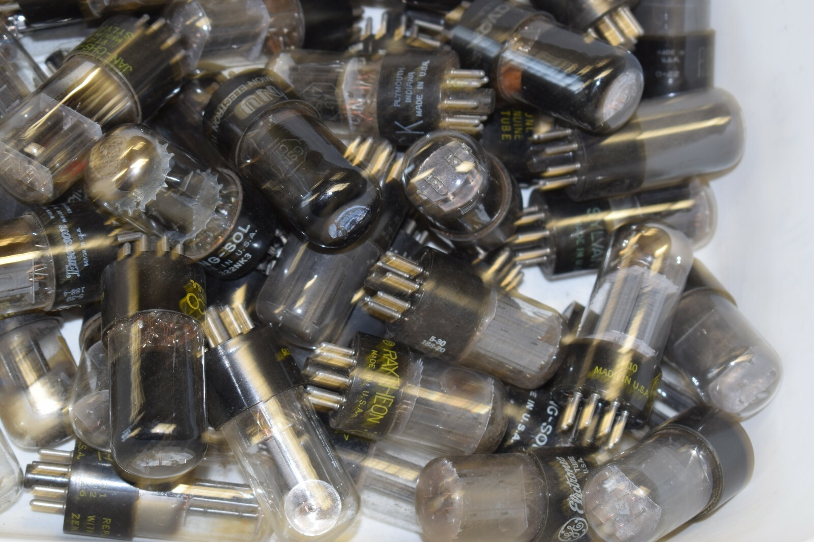 6SN7GT VINTAGE TUBES - VARIOUS BRANDS - TUNG SOL, GE, RCA, ETC. ALL TESTED