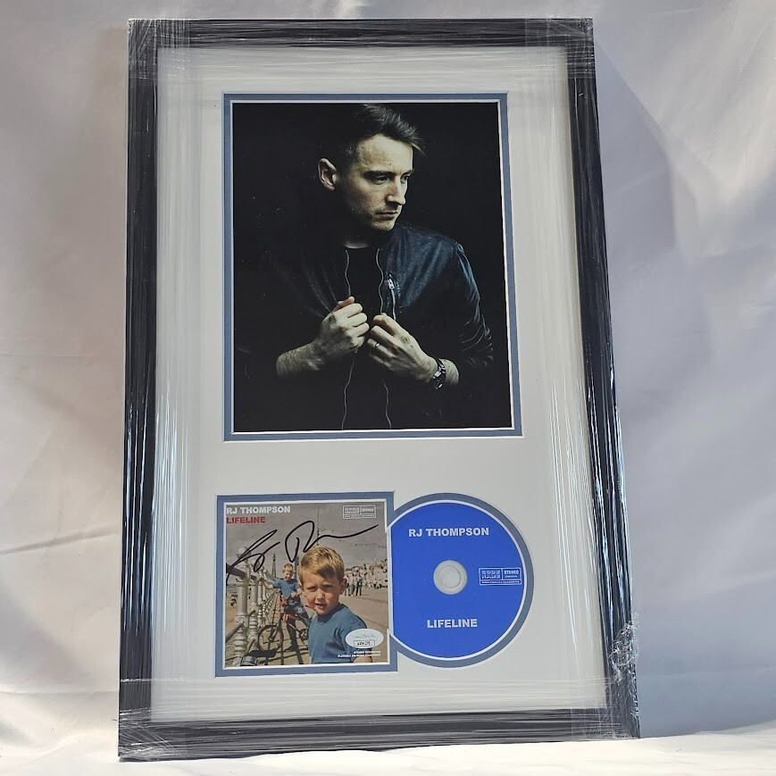 RJ Thompson Signed Autographed Lifeline  CD JSA COA Framed