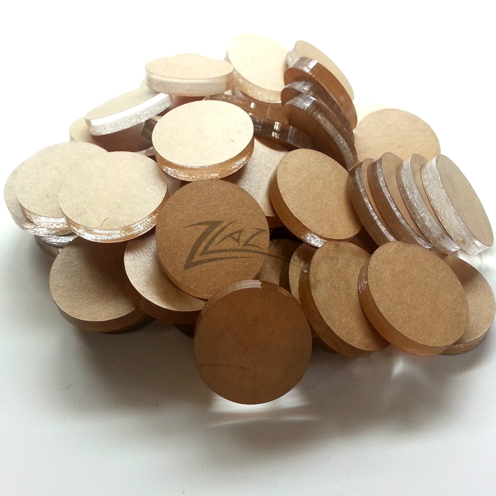 (100) 1/2"x1/8" CLEAR Acrylic Small Circles Disc Base Plastic Plexiglass 0.5"