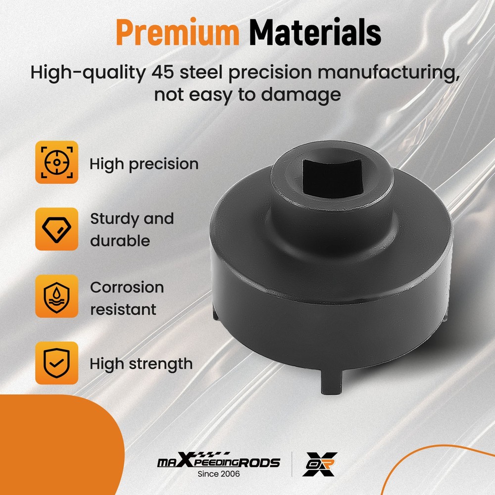 Socket Set Grooved Lock Nuts Tool External Teeth 1/2"DR & 3/4"DR KM4-KM12 New