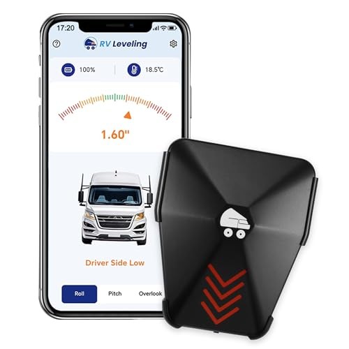 Wireless RV Camper Leveling System, Bluetooth Phone App RV Leveling System
