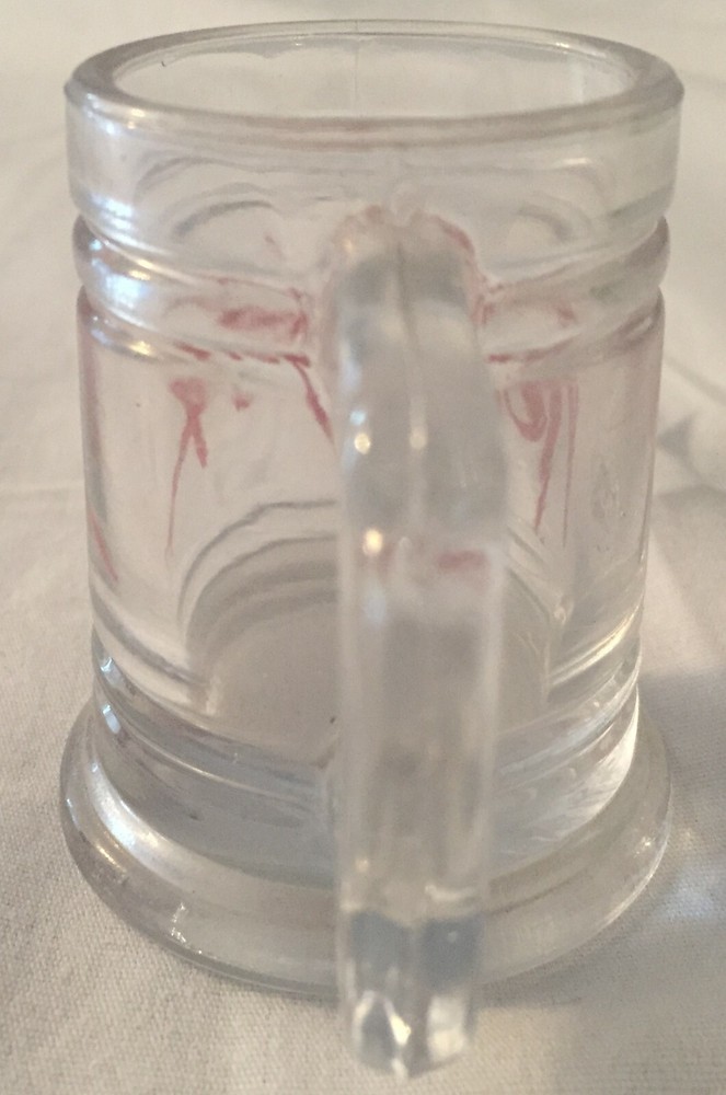Clear Glass New York Mini Beer Mug