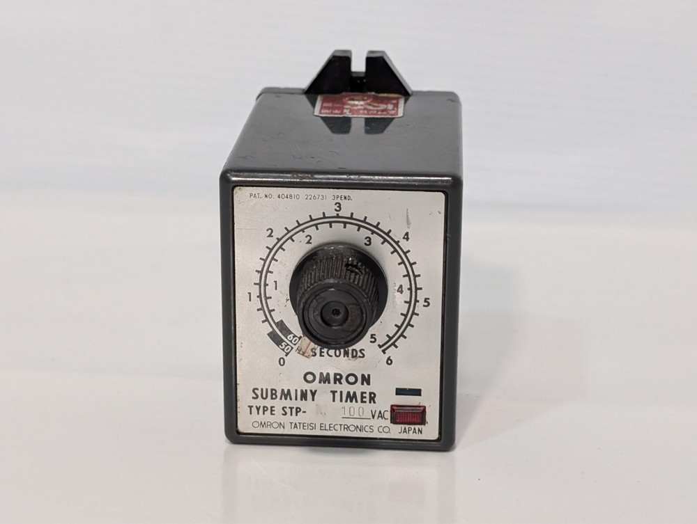 Omron Type STP-100VAC Subminy Timer 0-10 Minutes