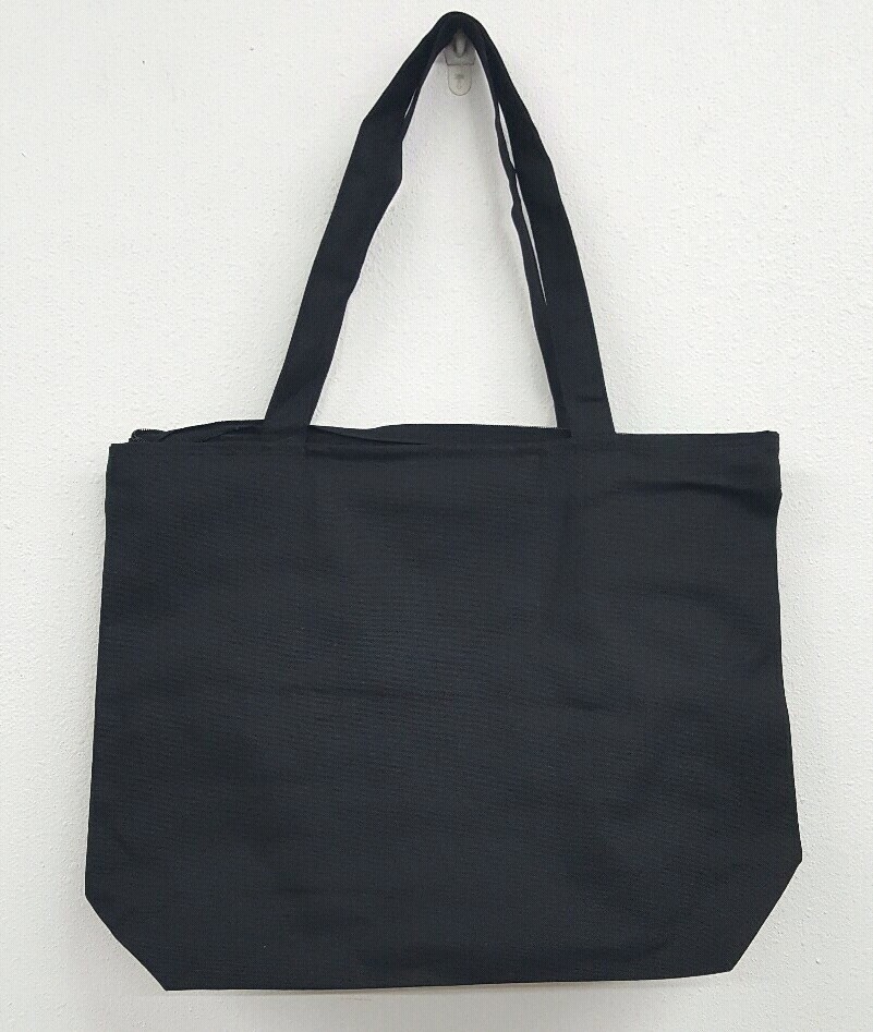 The Boeing Store Unexpected Black Hypersonic Canvas Tote New With Tags
