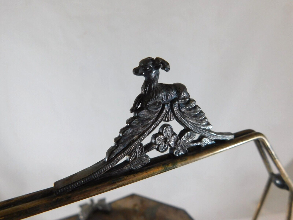 Antique Webster Mfg Co Ornate Bride's Basket Silver Plate