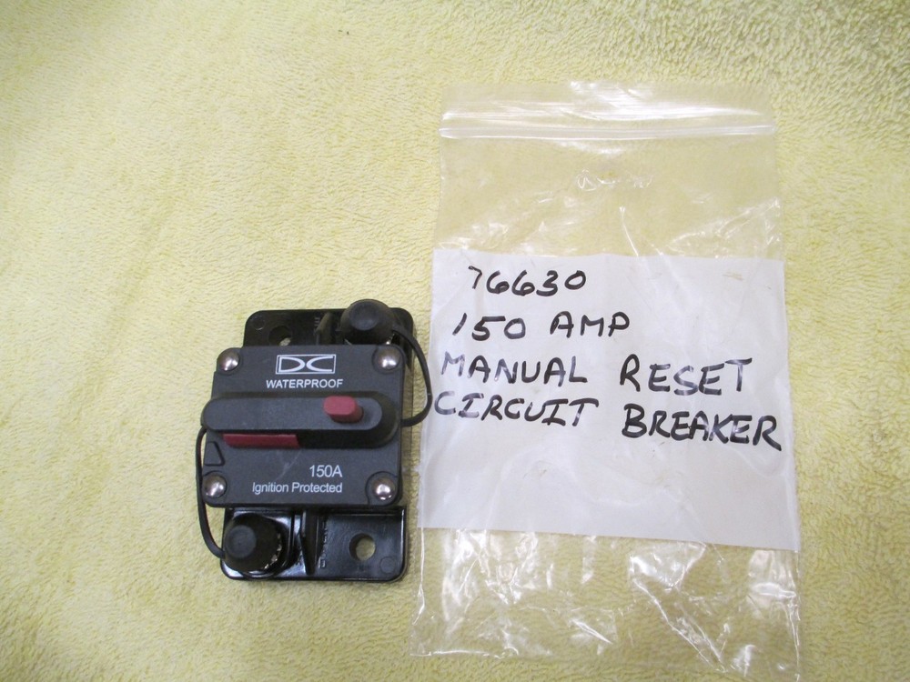DC Waterproof 150 amp Ciruit Breaker model 76630