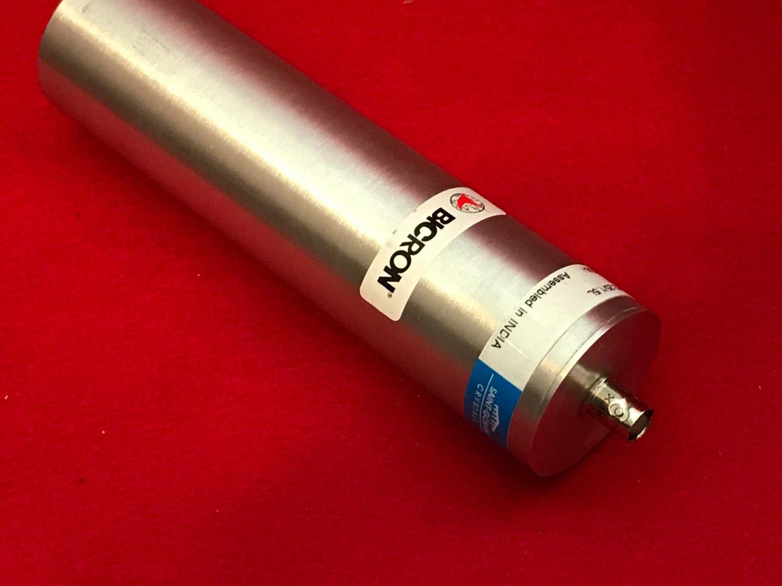 Bicron Gamma Scintillation Detector NaI(Tl) Spectroscopy Ready 2.25" X 1.5" dia