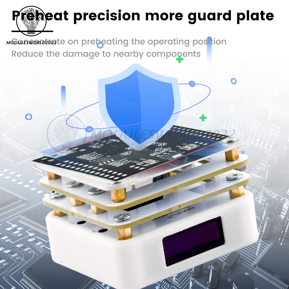 Mini Digital Adjustable Constant Heating Table Welding Hot Plate Preheater Table