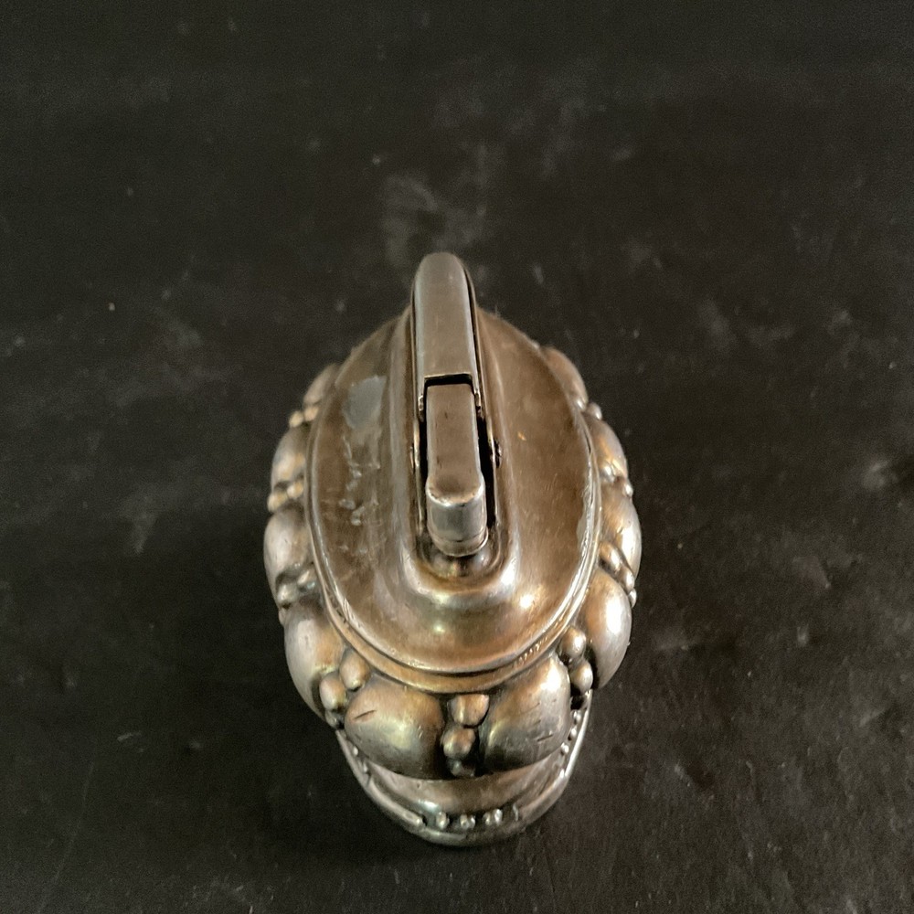 Vintage Ronson Crown Silver Plate Table Lighter