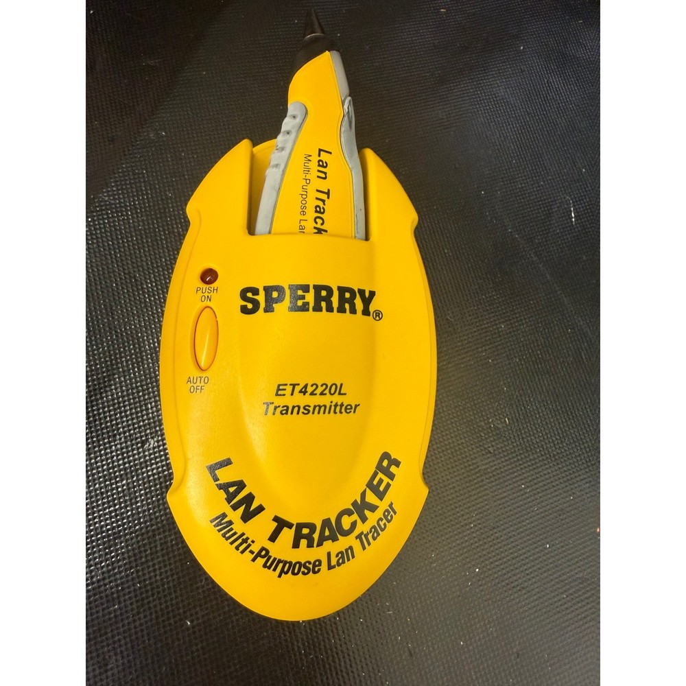 Sperry ET4220L Lan Tracker Multi-Purpose Lan Tracer Transmitter Yellow