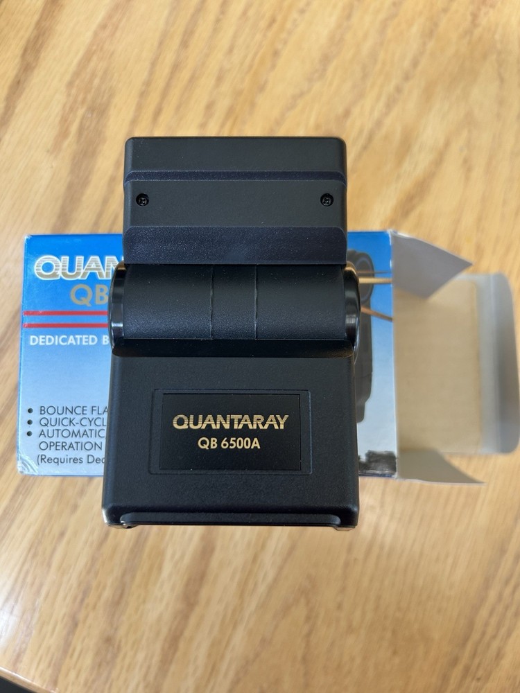 Quantaray QB 6500A Dedicated Bounce Flash Camera Open Box For Autofocus & Manual