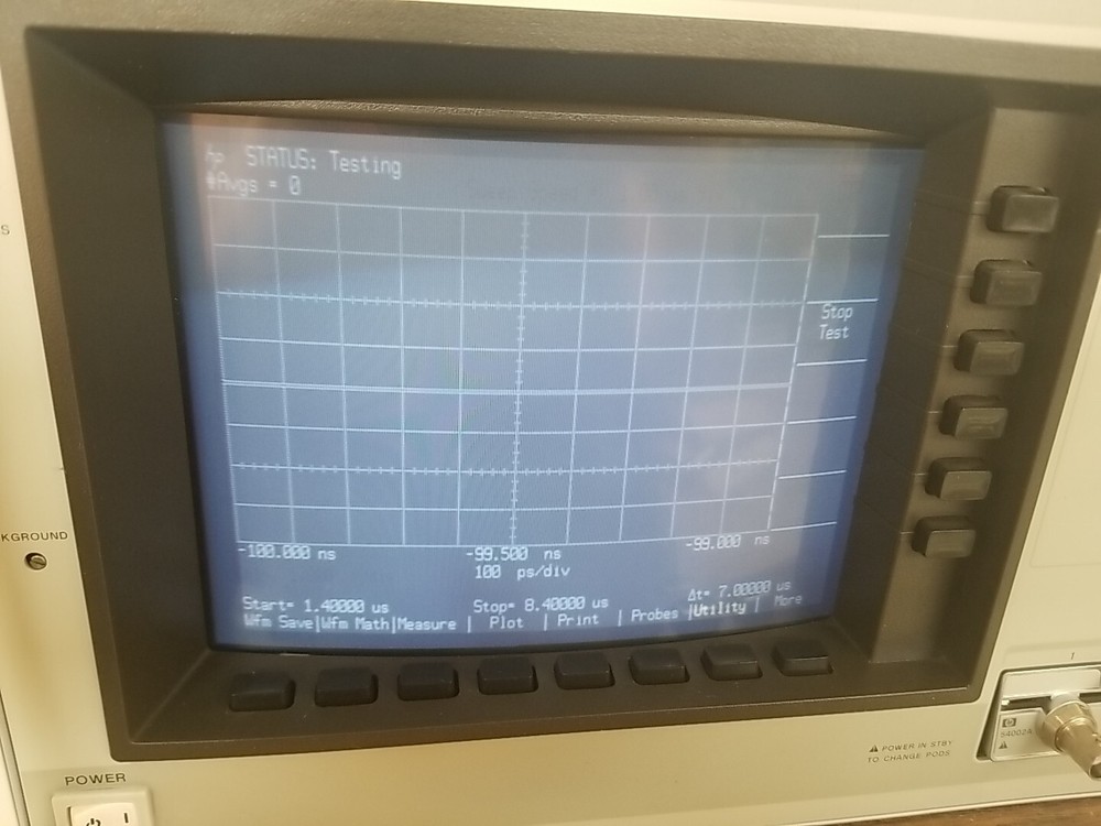 HP 54110D Digitizing Oscilloscope W/ (4x) 54002A. *READ⬇️*