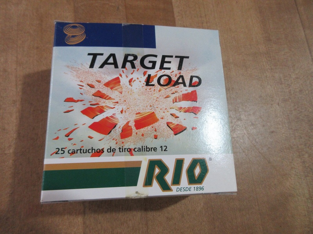 Empty Shotshell box Rio Target Load 12 ga   (w12)