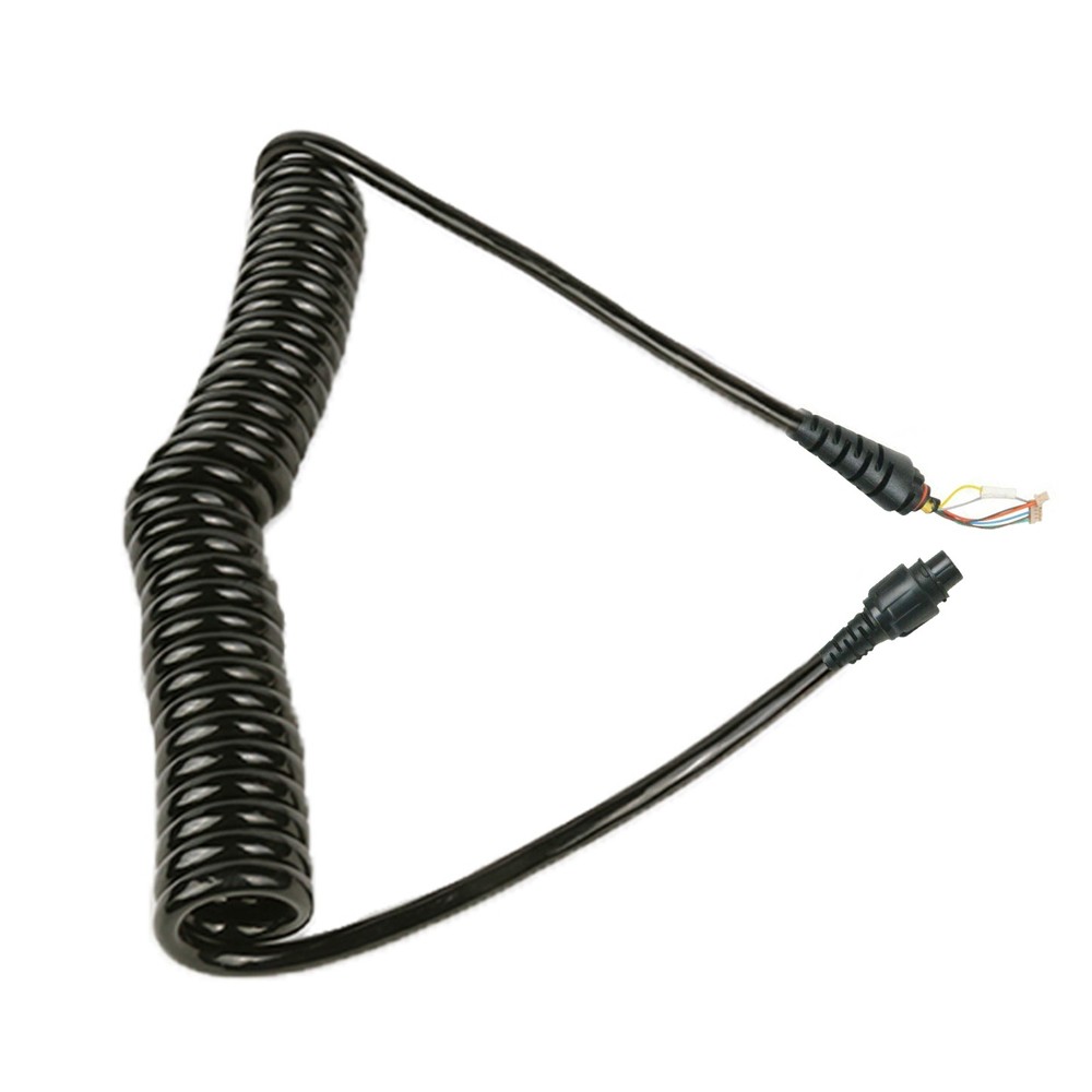 9ft/2.85m Stretchable Speaker Microphone Spring Cable Line for Hytera SM25A1 c