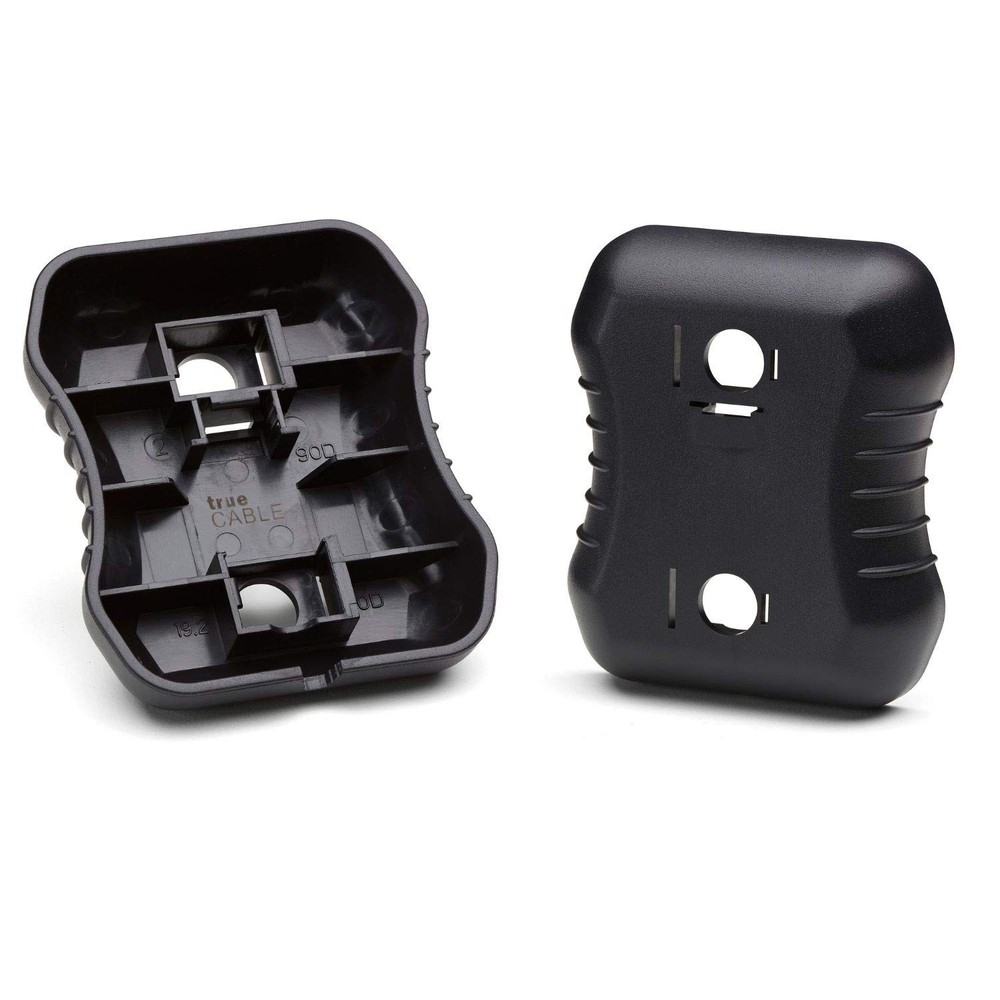 trueCABLE Keystone Jack Punch Down Stand, 90 Degree Handheld Black