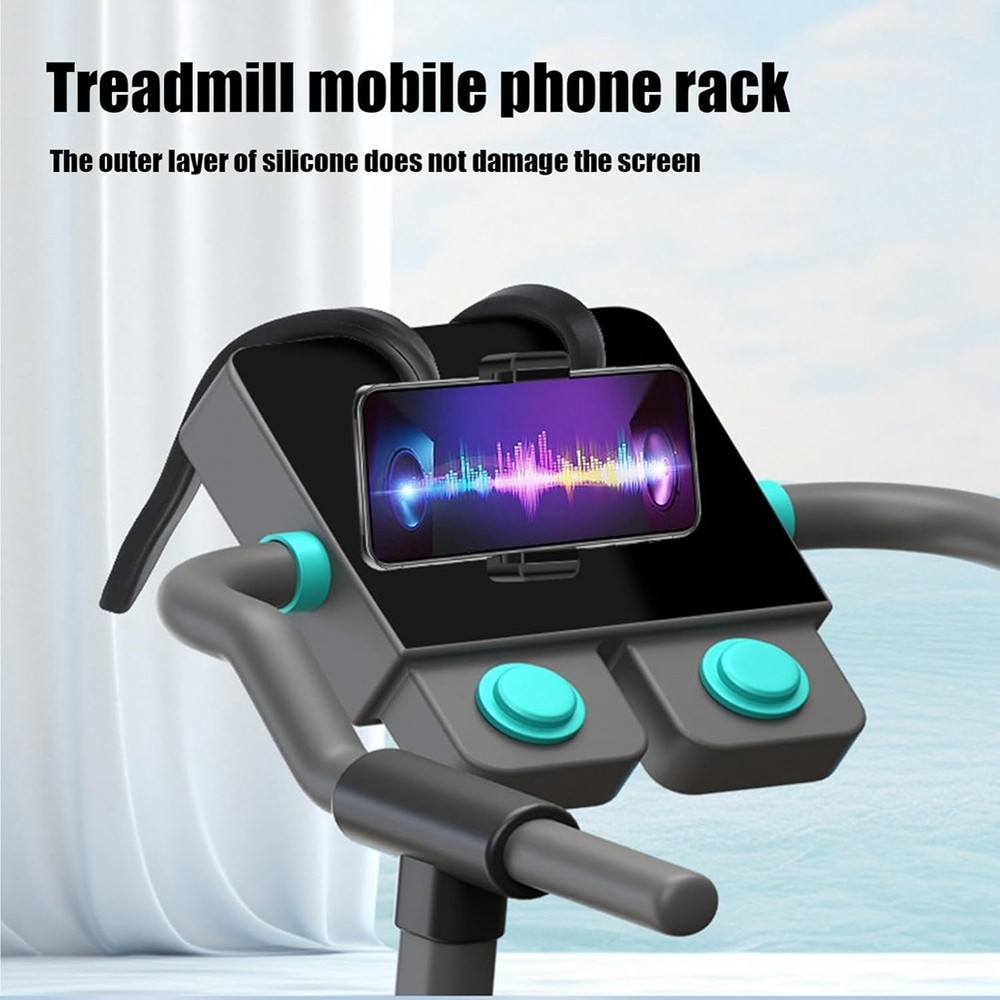 Treadmill Phone Mount, Folding Walking Pad Machine Cellphone Bracket,9061
