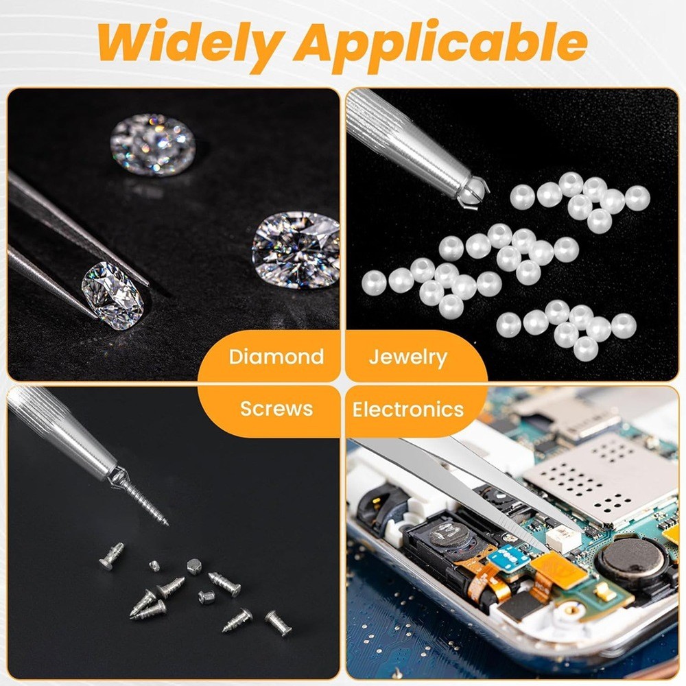 4Pcs Piercing Tools for Changing Jewelry, 4 Claw Piercing BallGrabber Tool4766