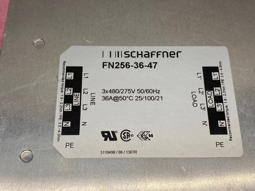 Schaffner FN256-36-47 POWER FILTER
