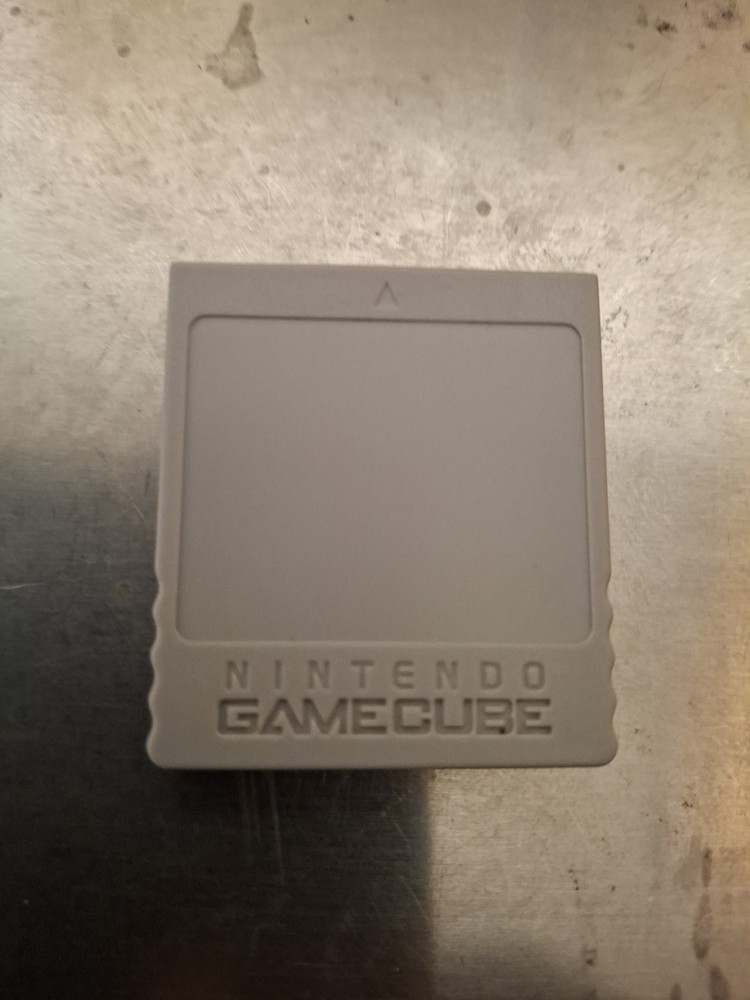 Nintendo Gamecube Memory Card 59 Blocks DOL-008 Gray- Read Description