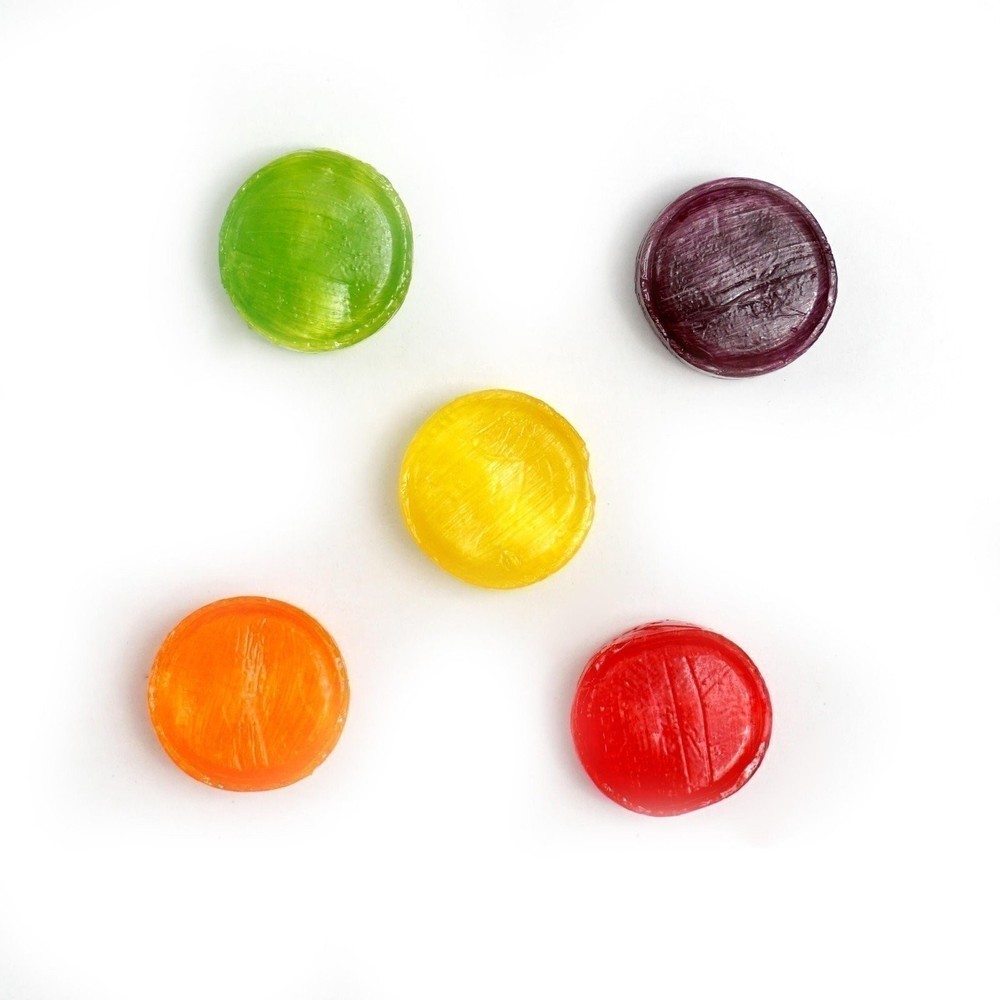 Assorted Fruit Hard Candy, 1 Pound Bulk Candy (Approx. 75 pcs.)