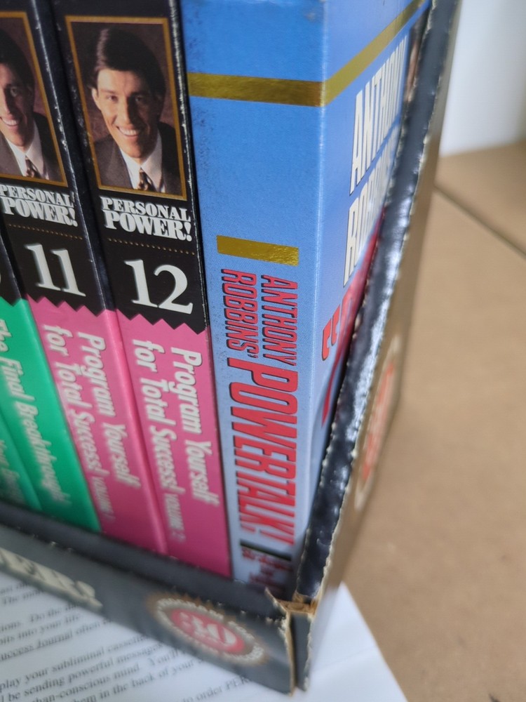 Anthony Robins: Personal Power! Audio Cassettes Bundle Lot