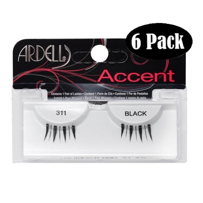 Ardell Professional - Accent Lashes 311 Black - 6 Pack