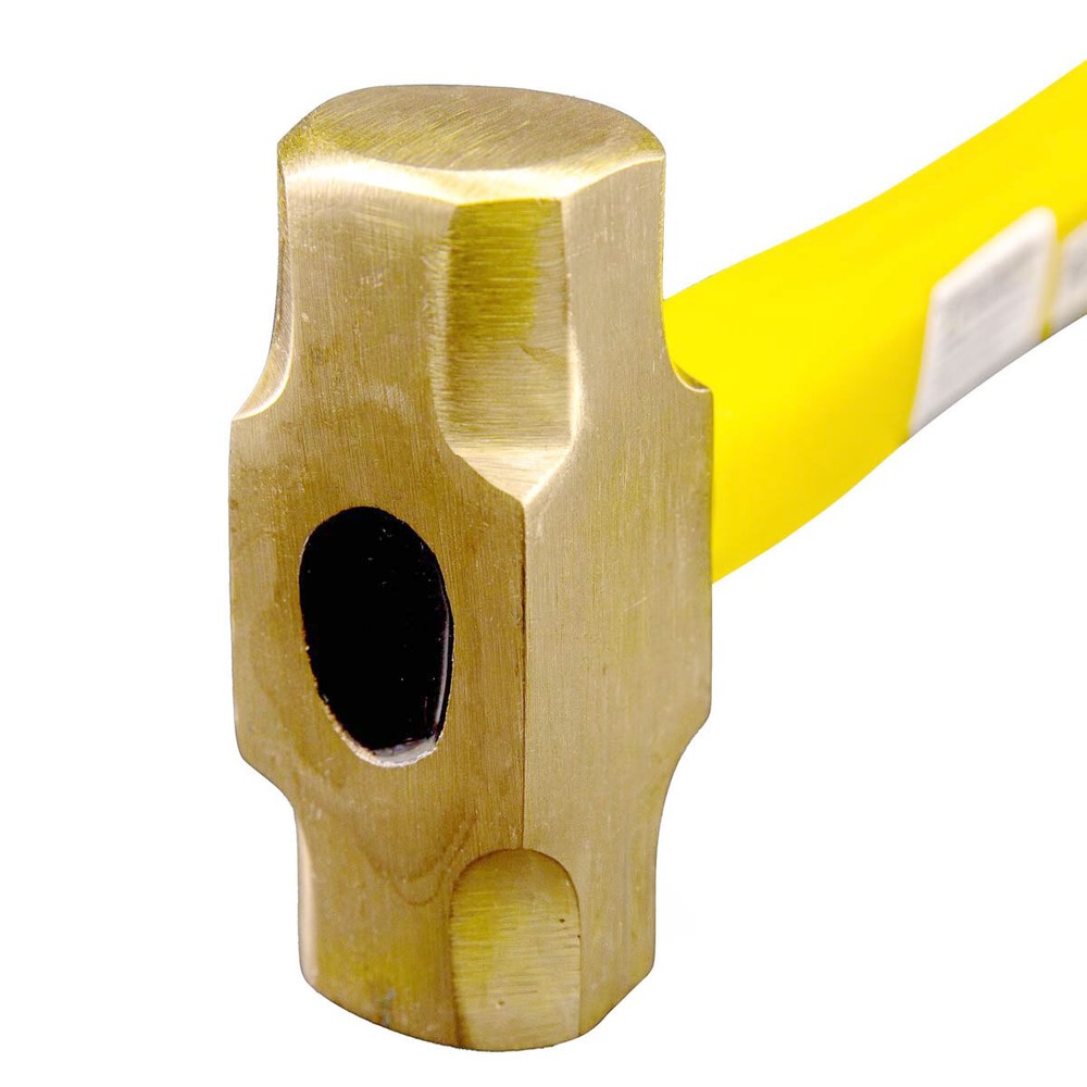Stark USA 5-Pack Sledge Brass Hammer Forged Solid Brass Non Sparking Head 1 LB