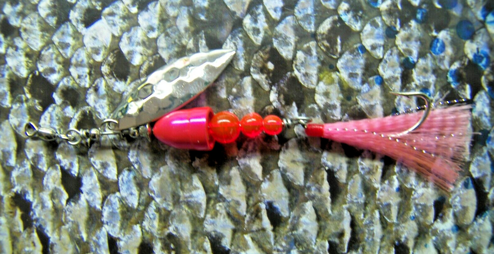 Trout Salmon Steel head Spinner Pink .35 Ounce 9 Grams 1/0 single Hook New USA