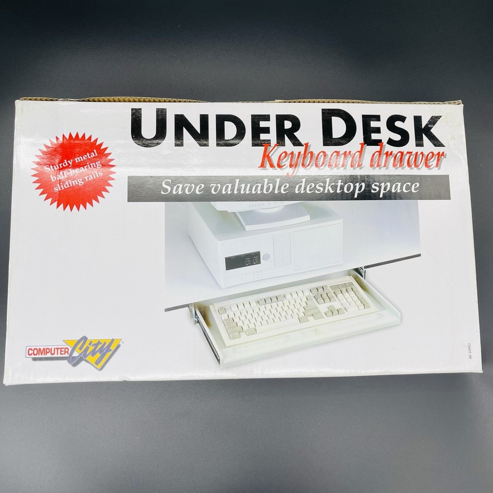 Vintage Under Desk Keyboard Drawer Computer City NEW