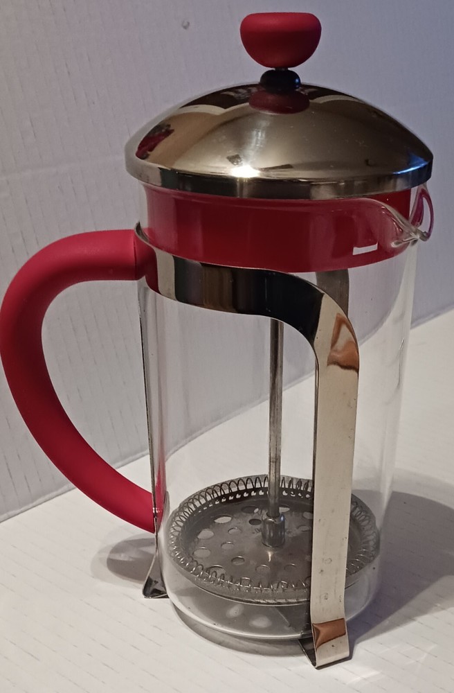 8 Cup Coffee Press Red