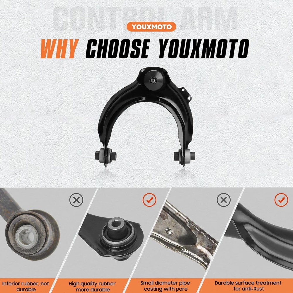 Honda Accord Upper Control Arms Front Suspension Pair