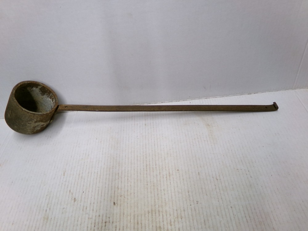 Vintage Cast Iron Smelting Ladle Pot Blacksmith Tool