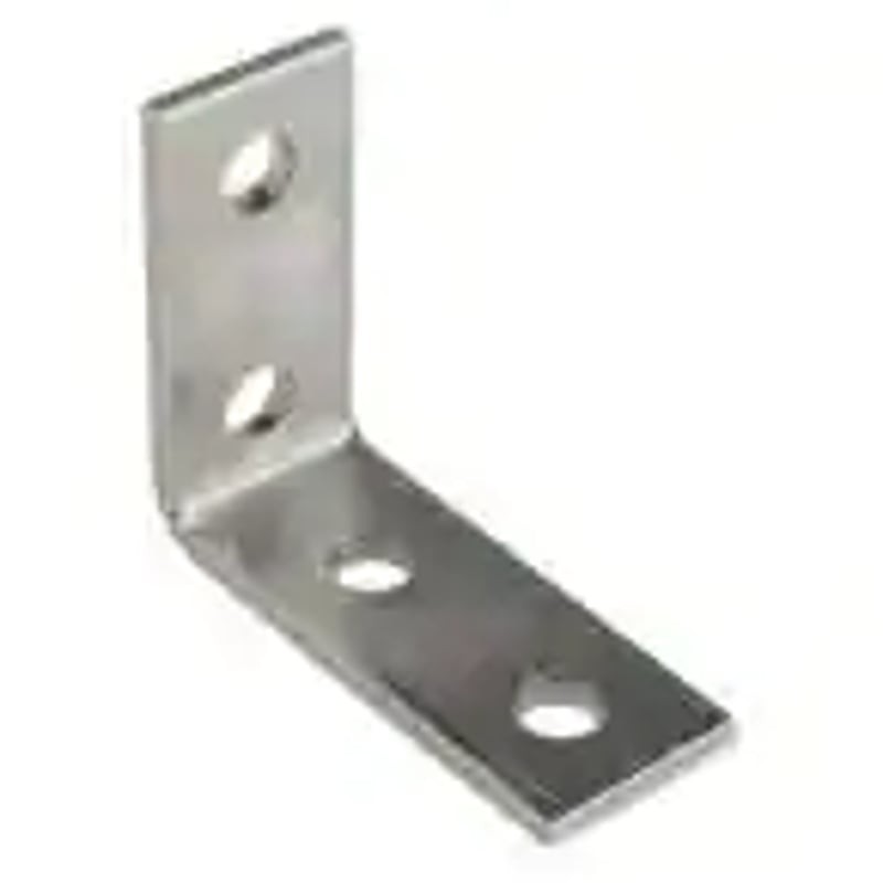 Multiple 4654S2 4 Hole 90¬∞ SS316 Corner Angle Bracket